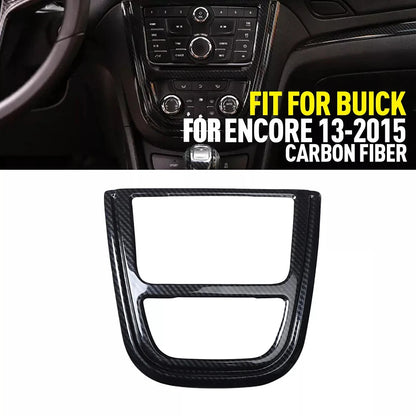 Carbon Fiber Console Panel Cover for Buick Encore 2013-2015