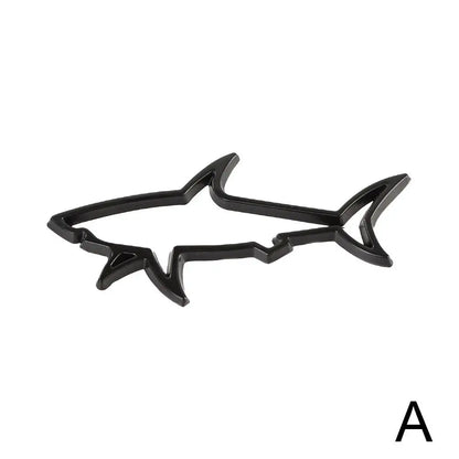 3D Metal Shark Emblem Badge – Premium Car & Bike Styling