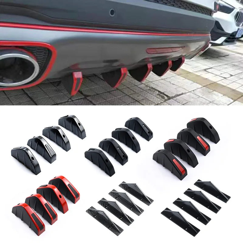 Universal ABS Rear Bumper Diffuser Spoiler | Anti-Collision – Car Accessories | MotorWorld Marketplace