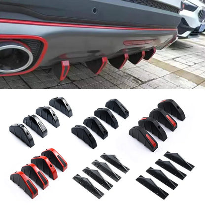 Universal ABS Rear Bumper Diffuser Spoiler | Anti-Collision – Car Accessories | MotorWorld Marketplace