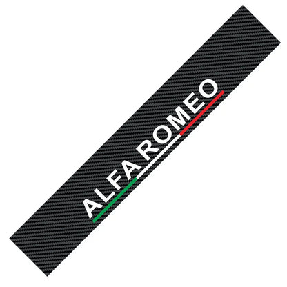 Carbon Fibre Alfa Romeo Windshield Decal - Fits Giulia, Stelvio E-White – Car Accessories | MotorWorld Marketplace