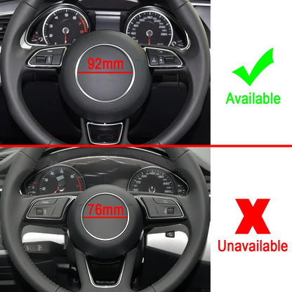 Premium Steering Wheel Trim Ring for Audi A1-A8/Q Series