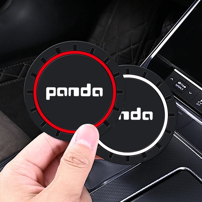 Fiat Panda 2008-2011 Cup Holder Silicone Anti-Slip Coasters