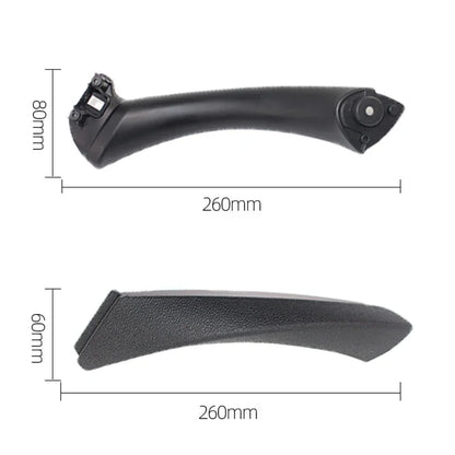 Garniture de poignée de porte noire gauche/droite pour BMW E90/E91 (316-328)