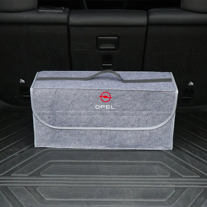 Folding Trunk Organizer Felt Box for Opel