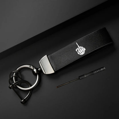 Vintage Leather Keychain for Fiat 500/500x/500L/Abarth