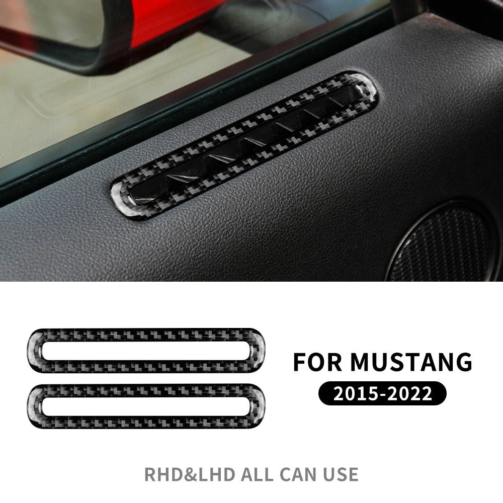 Real Carbon Fiber Interior Trim for Ford Mustang 2015-2023 26 Soft Carbon – Car Accessories | MotorWorld Marketplace