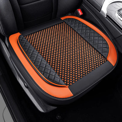Housse de siège auto universelle en cuir PU, soie glacée, antidérapante, de luxe