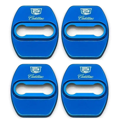 (NOT SOLD TO USA) 4pcs Door Lock Cover Stickers for Cadillac CTS/ATS/Escalade A-Blue – Car Accessories | MotorWorld Marketplace
