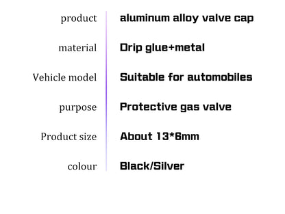 GMC Metal Valve Stem Caps Set of 4