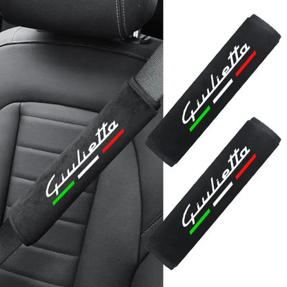 2Pcs Leather Seat Belt Shoulder Covers for Giulietta – Car Accessories | MotorWorld Marketplace