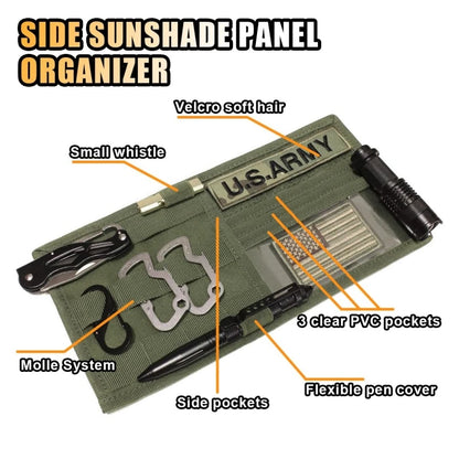 Tactical Molle Car Sun Visor Organizer Pouch – Universal Fit – Car Accessories | MotorWorld Marketplace