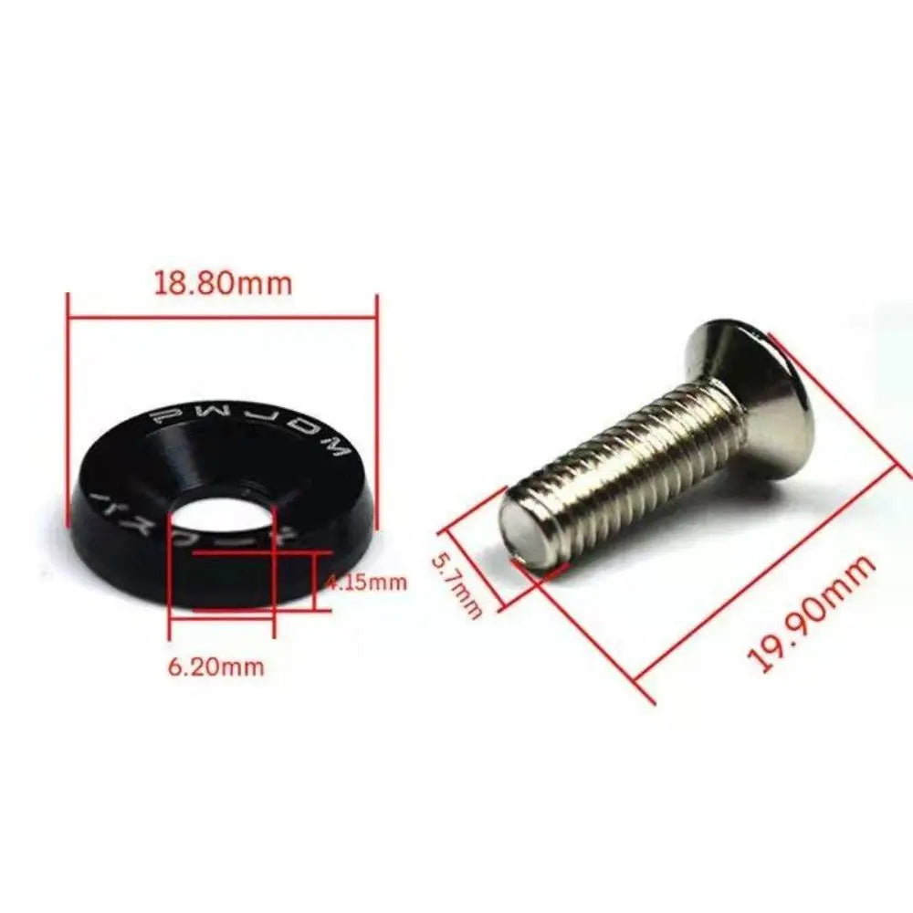 10Pcs M6 JDM Aluminum Washers Hex Screws Car/Scooter Mods – Car Accessories | MotorWorld Marketplace