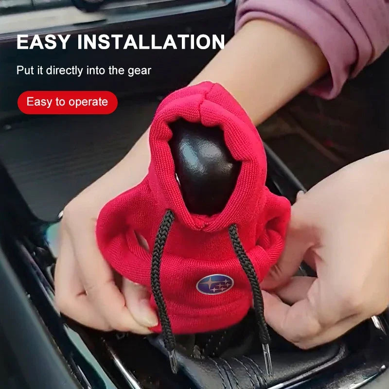 (NOT SOLD TO EUROPE) Hoodie Gear Shift Cover for Subaru Forester, Crosstrek, XV – Car Accessories | MotorWorld Marketplace