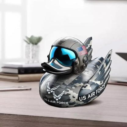 Veteran Tribute Duck Resin Statue – Gothic Car Desk Collectible – Car Accessories | MotorWorld Marketplace