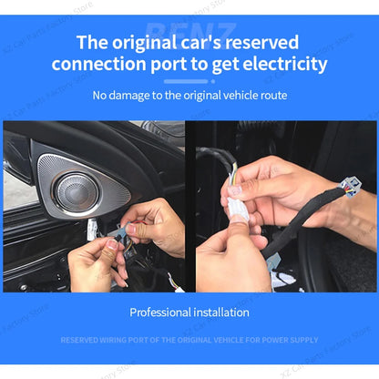 Mercedes C/E/S W205 W213 RGB 64-Color LED Rotating Tweeter – Car Accessories | MotorWorld Marketplace