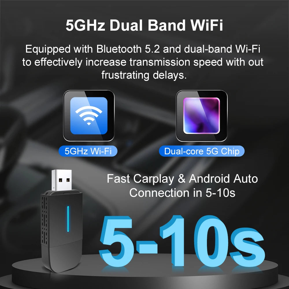 Clé USB Android Auto CarPlay 2 en 1 Type-C pour Chevy/VW