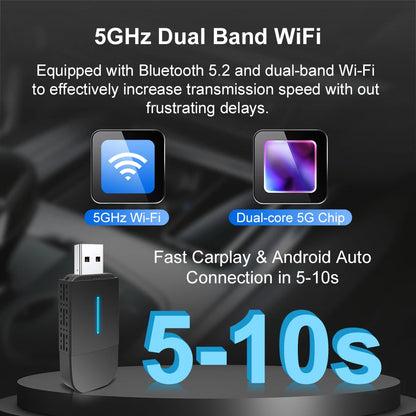 Clé USB Android Auto CarPlay 2 en 1 Type-C pour Chevy/VW
