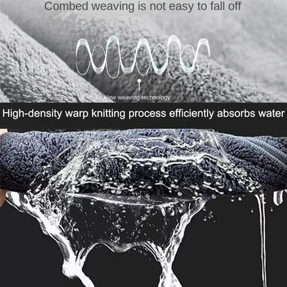 Premium Suede Coral Car Drying Towel for Renault Initiale