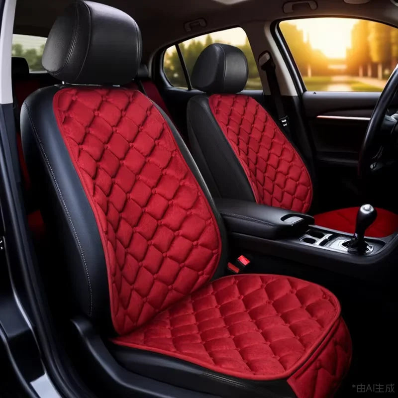 Plush Winter Car Seat Cushion Set – Ultra Soft, Antifreeze, 3pcs – Car Accessories | MotorWorld Marketplace
