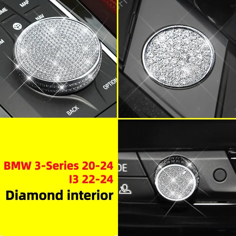 (NOT SOLD TO USA) BMW 3 Series/I3 20-24 Diamond AC Vent & Knob Trim Set – Car Accessories | MotorWorld Marketplace
