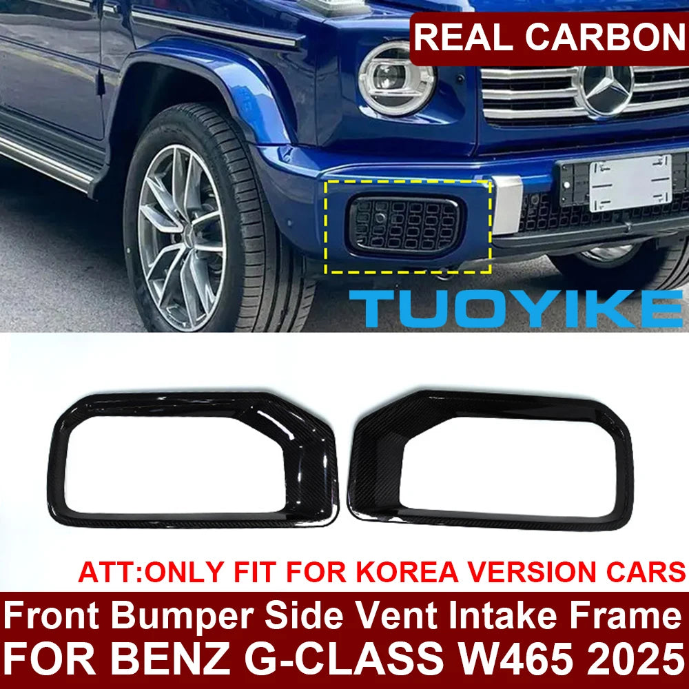 (NOT SOLD TO USA) Real Carbon Fiber Seat Switch Trim for G-Class W465 2025+ Fr Side Intake Korea – Car Accessories | MotorWorld Marketplace