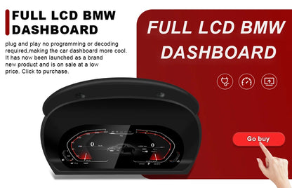 Système Android 12.3 pouces 2024 avec CarPlay sans fil pour BMW X5/X6 - Navigation GPS