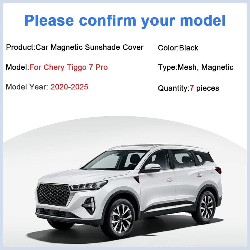 (NOT SOLD TO USA) Mesh Visor Magnetic Shade for Tiggo 7 Pro/S700/Xcite 2020-25 – Car Accessories | MotorWorld Marketplace