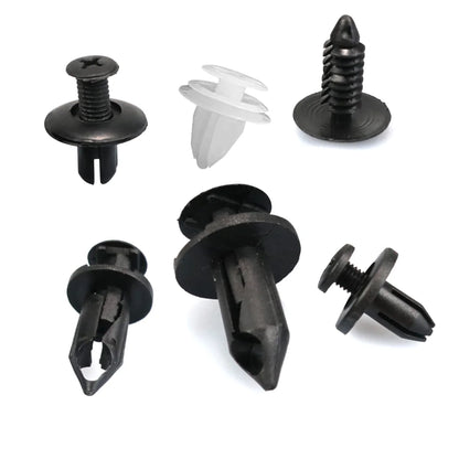 Kit de 100 clips de fixation pour pare-chocs - Pro Auto Rivets Fasteners