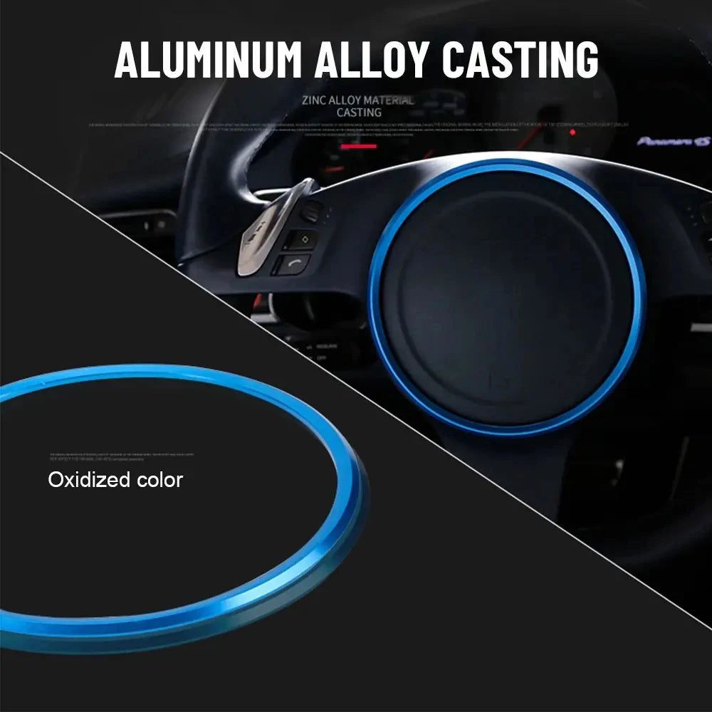 Aluminum Steering Wheel Ring Trim for Porsche 911 Cayenne – Car Accessories | MotorWorld Marketplace
