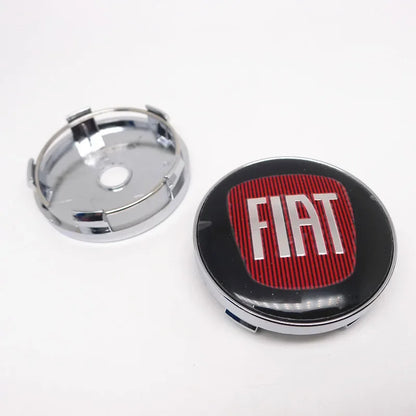 4pcs 60mm(2.4") Wheel Hub Caps Fit Fiat 500 Punto Stilo Bravo