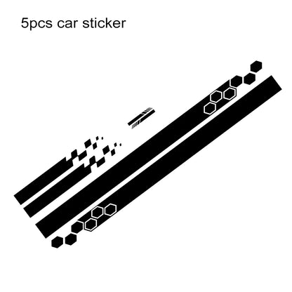 Car Hood Racing Decals – Pro Tuning Stickers for All Brands 5pcs Stickers – Car Accessories | MotorWorld Marketplace