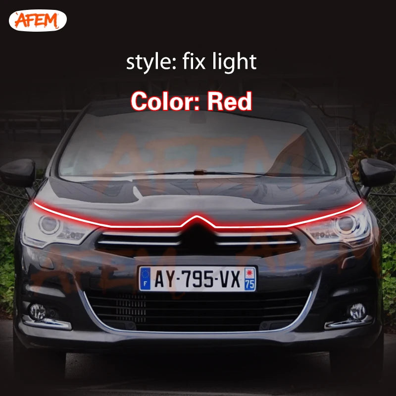 (NOT SOLD TO USA) Waterproof LED DRL Fog Light Strip 12V for Citroen C Series Red – Car Accessories | MotorWorld Marketplace