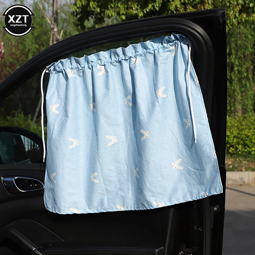 Universal Car Window Sunshade UV Blocker, Cartoon, Kids Safe – Car Accessories | MotorWorld Marketplace