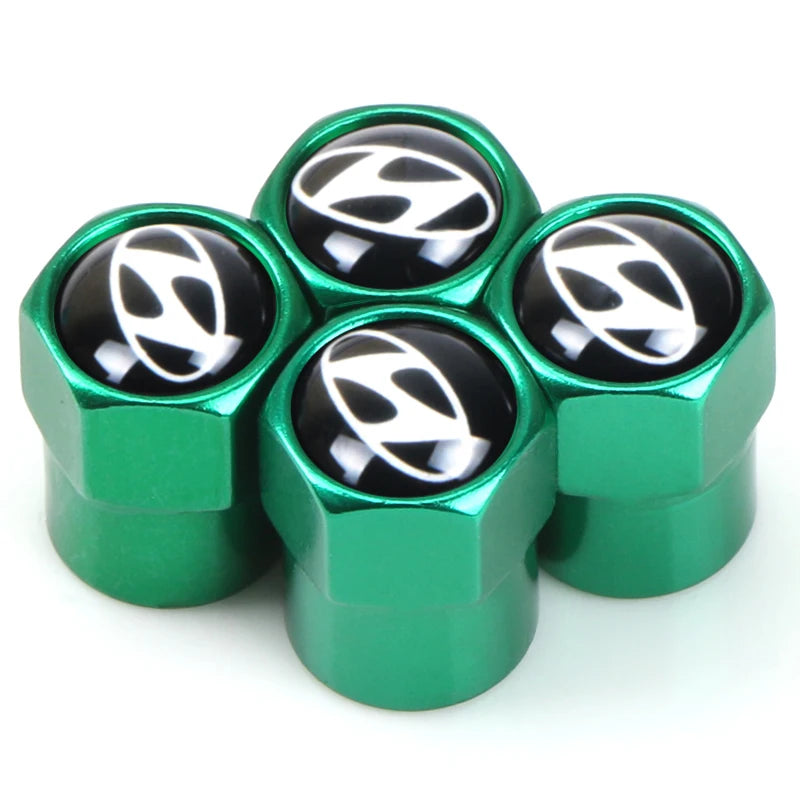 4Pcs Tire Valve Dust Caps for Hyundai