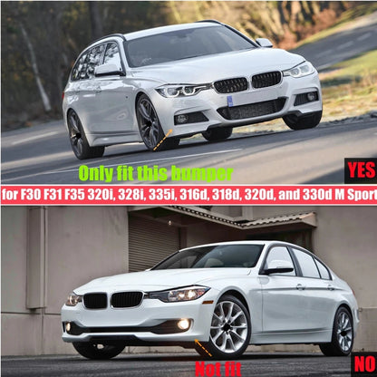Ensemble de séparateurs de lèvre avant pour BMW F30 F31 M Sport 12-19
