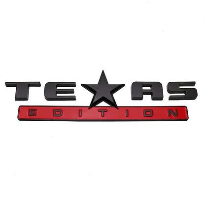 3D TEXAS EDITION Emblem Badge