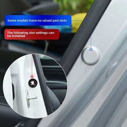 Thickened Trunk Shock Pads for Skoda