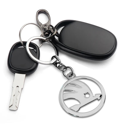 Premium Metal Keychain for Skoda