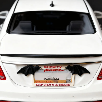 2pcs Bat Wing License Plate Trim – Halloween Auto Accessory – Car Accessories | MotorWorld Marketplace