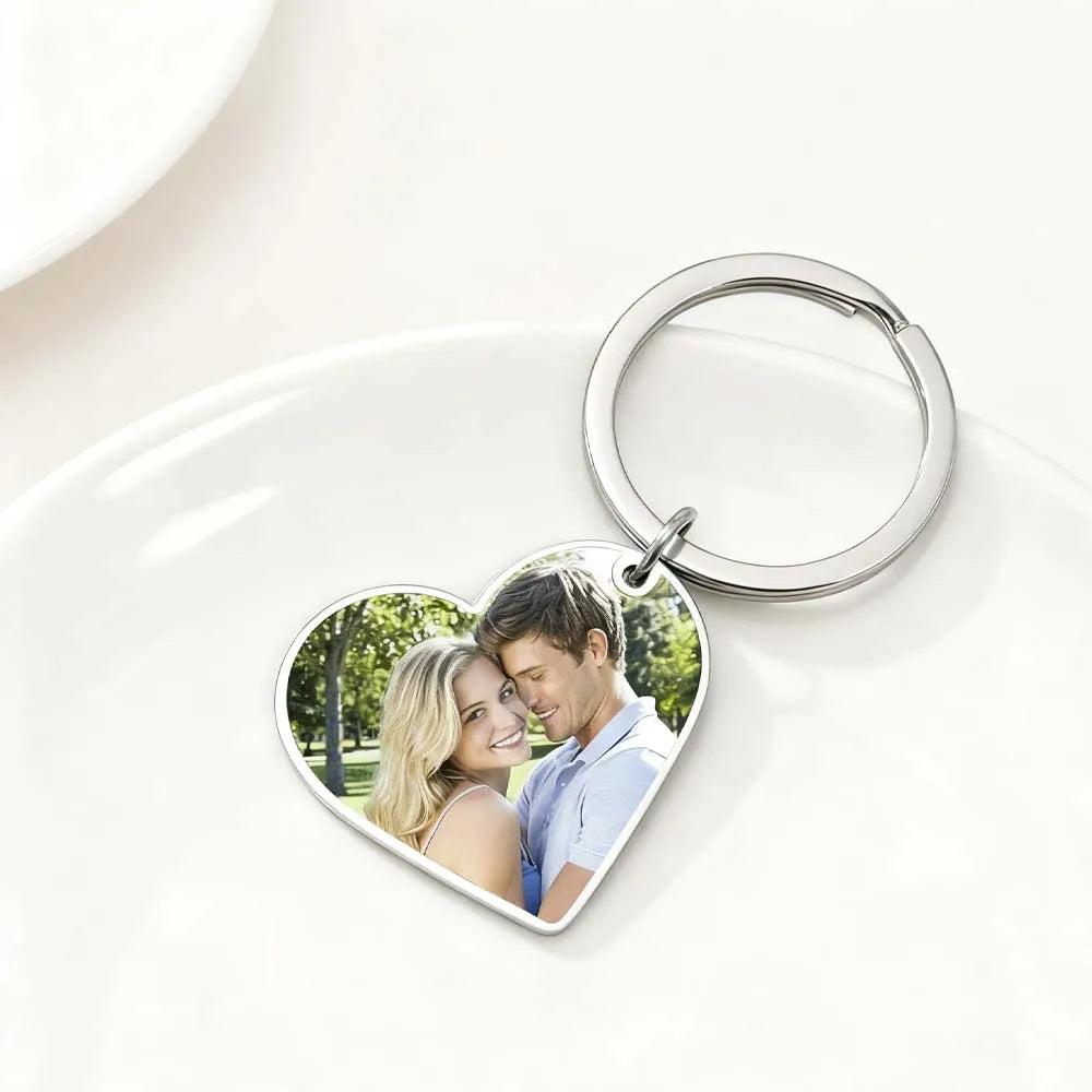 Custom Photo Keychain – Stainless Steel, Ideal Gift for Pros – Car Accessories | MotorWorld Marketplace