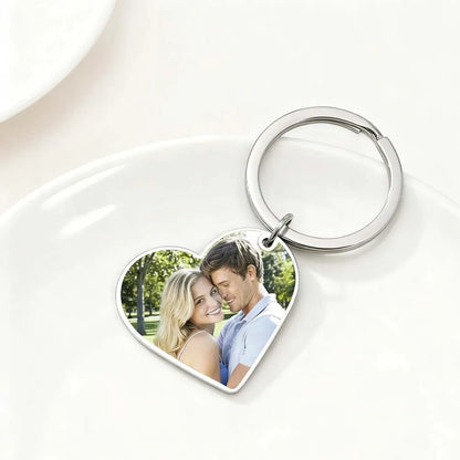 Custom Photo Keychain – Stainless Steel, Ideal Gift for Pros – Car Accessories | MotorWorld Marketplace