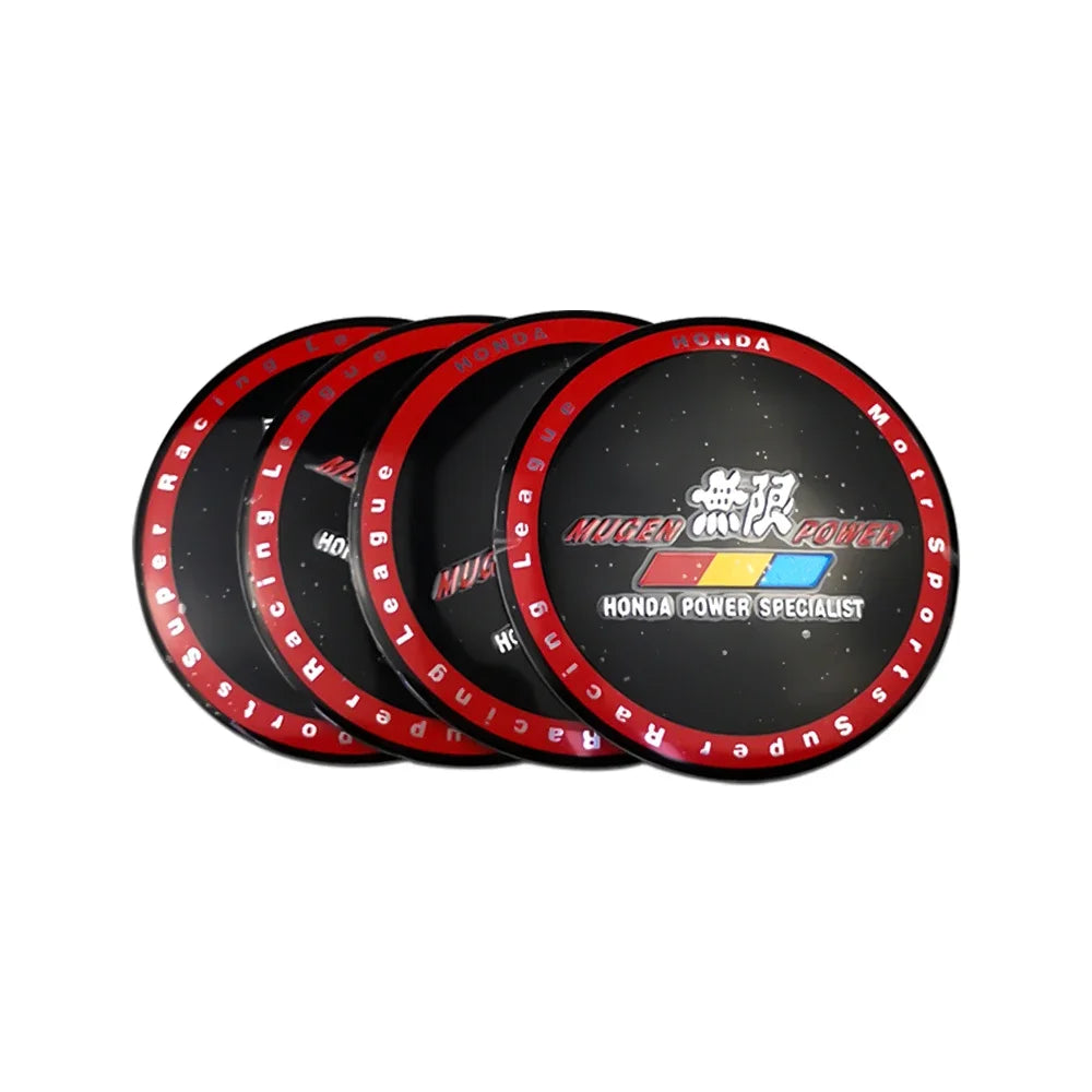56mm(2.2") Mugen Power Hub Caps for Honda