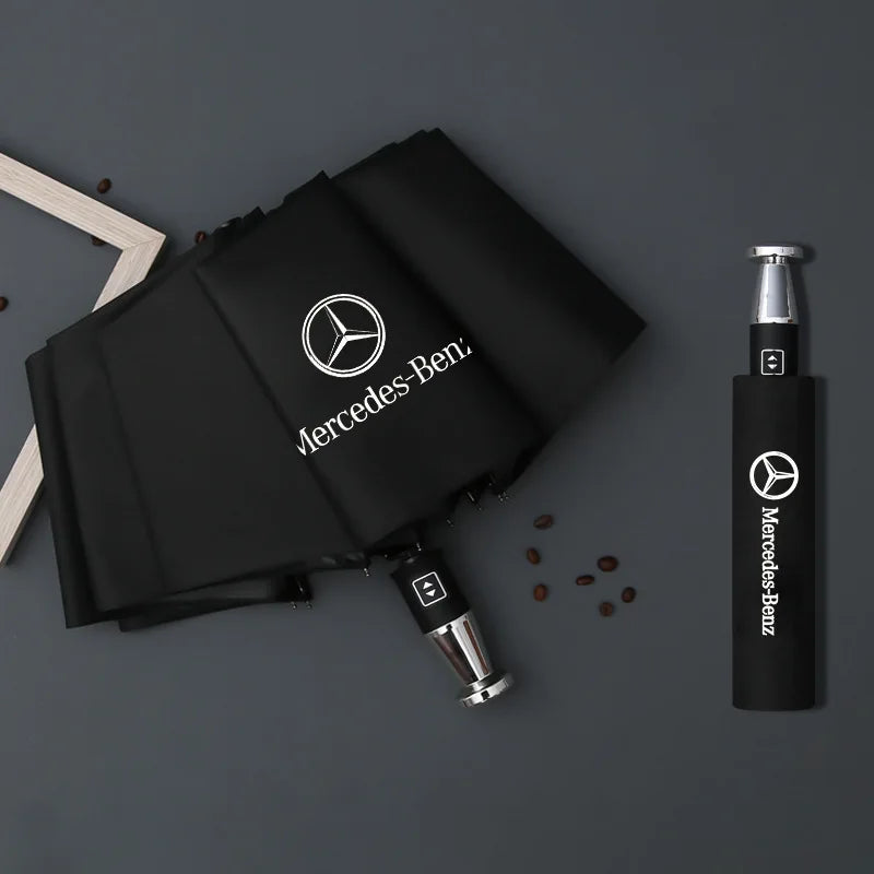 Mercedes-Benz Auto Sunshade Umbrella | Windproof & Folding – Car Accessories | MotorWorld Marketplace