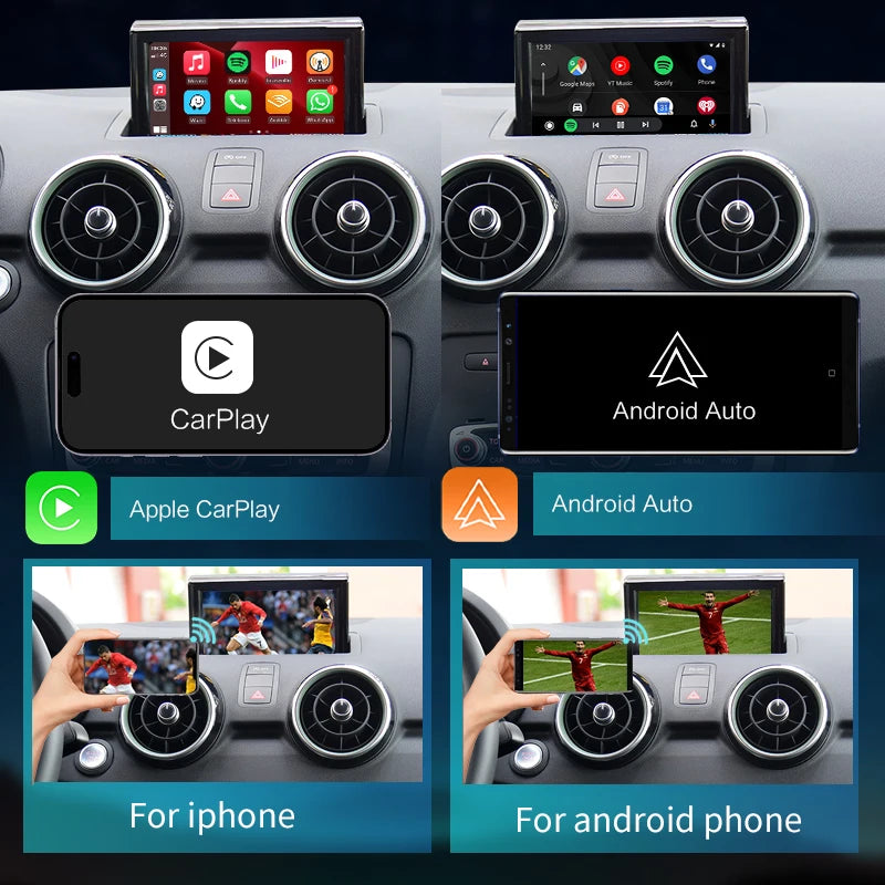 Wireless CarPlay Auto Interface for Audi  A1 2011-2018