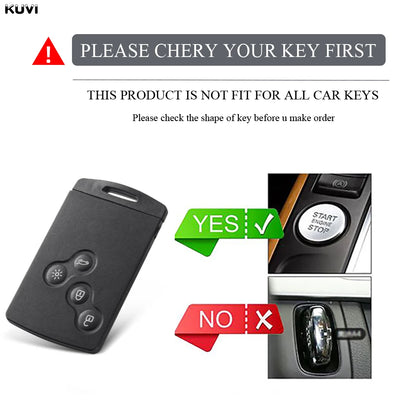 Golden TPU Smart Key Case for Renault Clio/Megane/Koleos