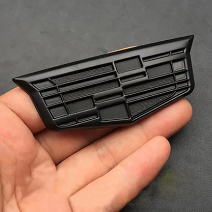 (NOT SOLD TO USA) 3D Metal Emblem Badge for Cadillac Escalade DTS SRX XT5 Black-Big – Car Accessories | MotorWorld Marketplace
