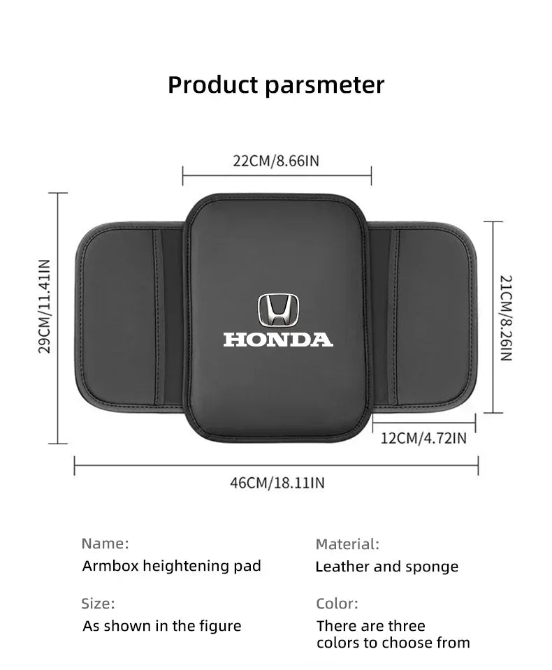 Honda Leather Console Hand Guard