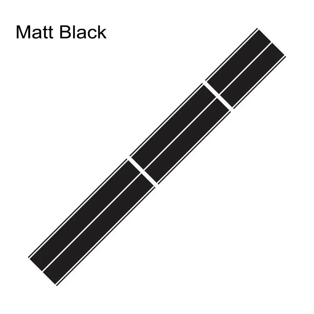 Mustang EcoBoost Shelby GT Hood & Roof Stripe Decal Set Matt Black – Car Accessories | MotorWorld Marketplace