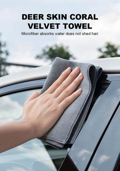 Premium Suede Leather Cleaning Cloth for Ford Models